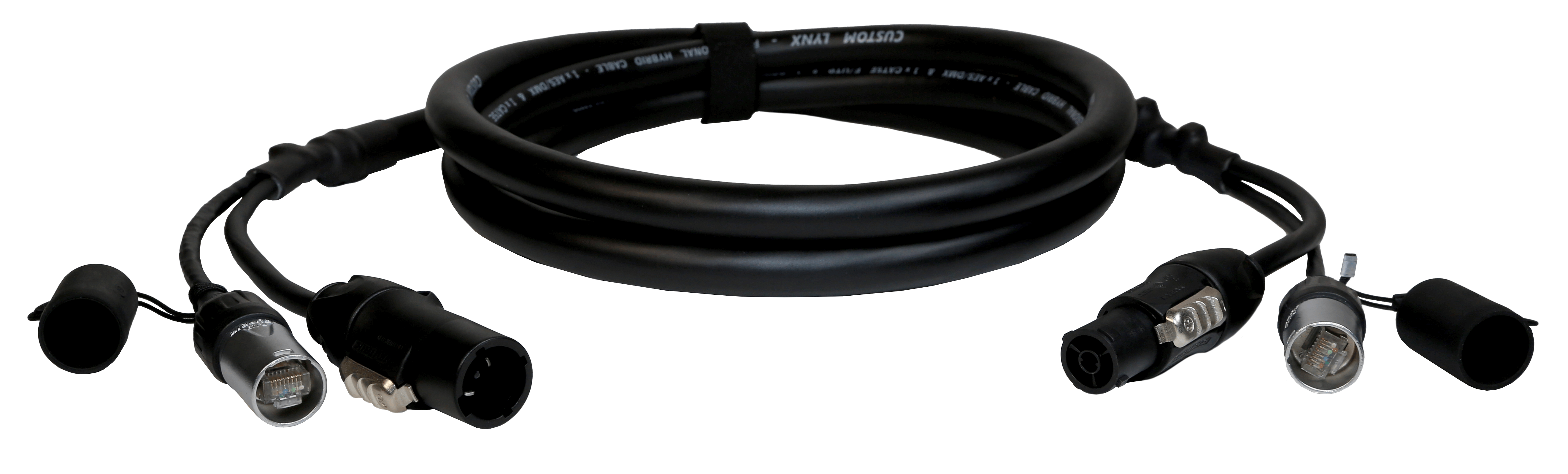 Hybrid cables - PowerCon True1/CAT 5E