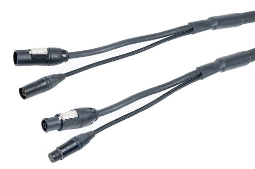 Hybrid Power-DMX cables