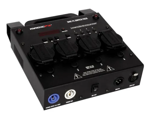 Magic FX 4 channel DMX SFX switch pack (schuko out)