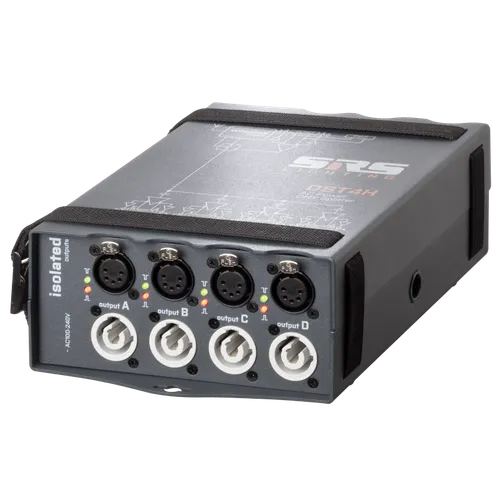 SRS DST4H-3; 4 channel DMX / AC splitter, 3-pin & Powercon