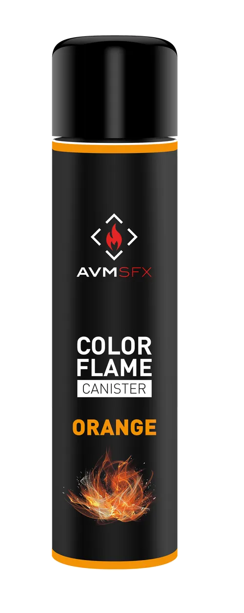 AVM-SFX Color flame canister, 600 ml, orange