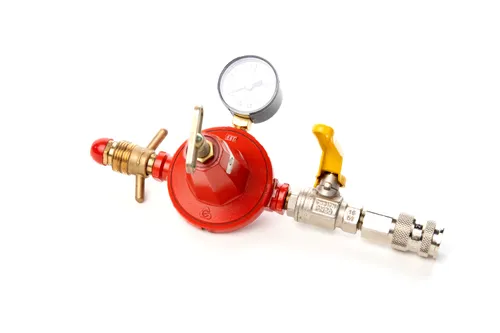Propane gas regulator with TS 21,8 L fitting